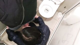 She sucked my dick well good in a public toilet